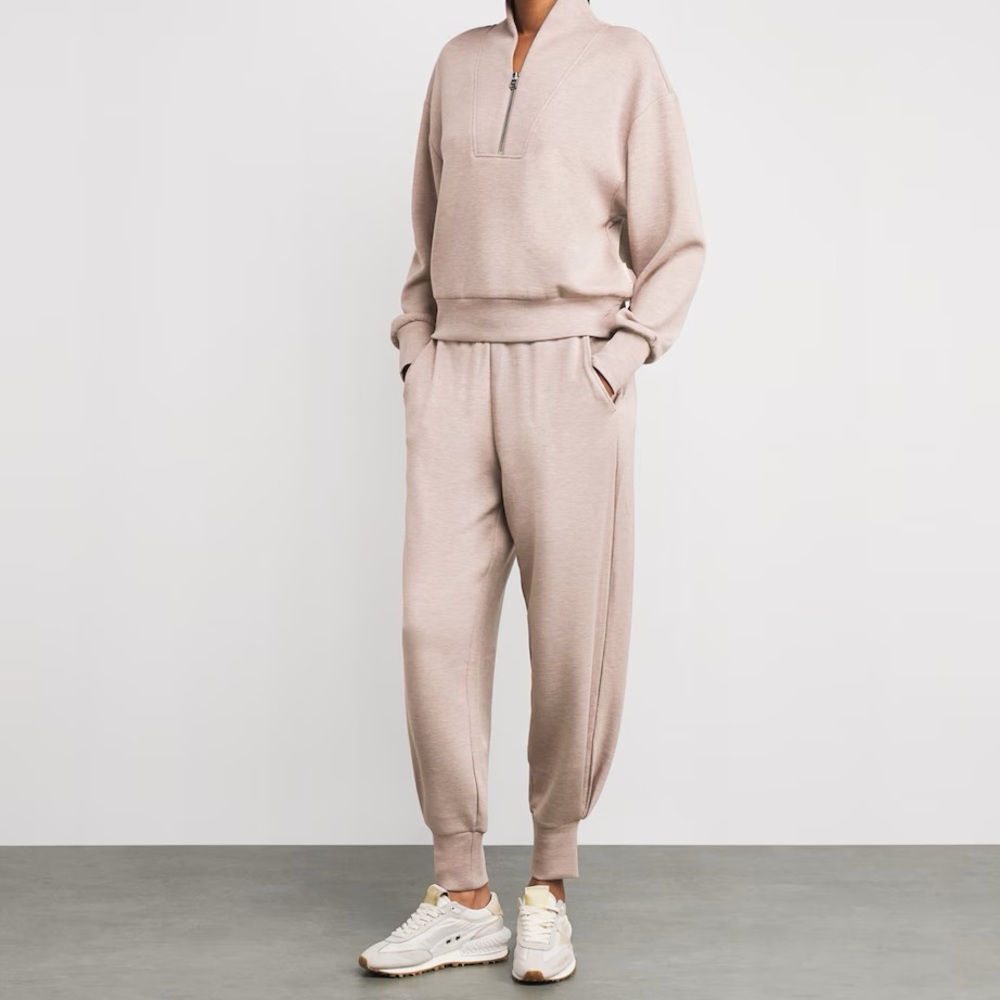 Varley Dusty Rose Track Joggers